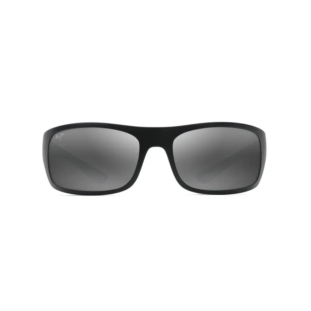 NWT Maui Jim Unisex Wrap Sunglasses Black Matte XL